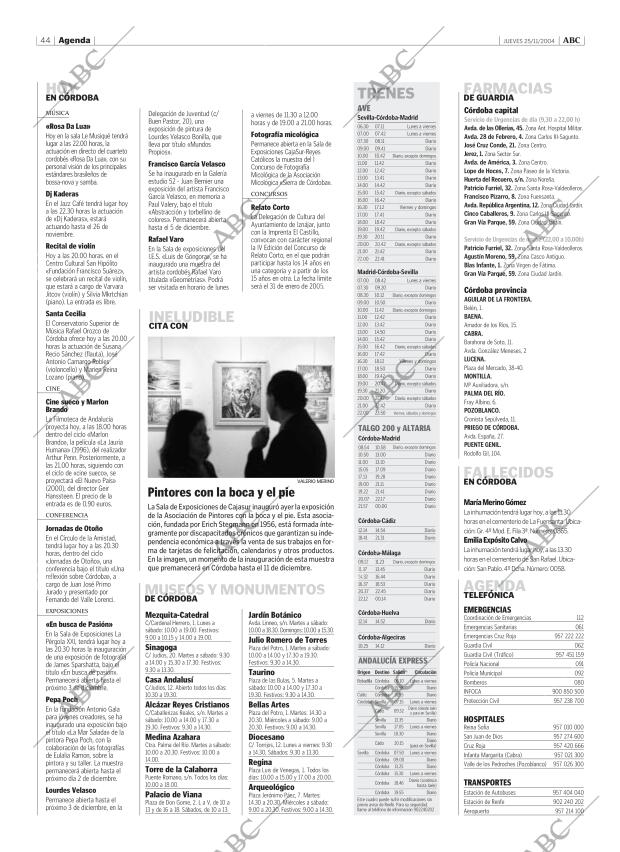 ABC CORDOBA 25-11-2004 página 44