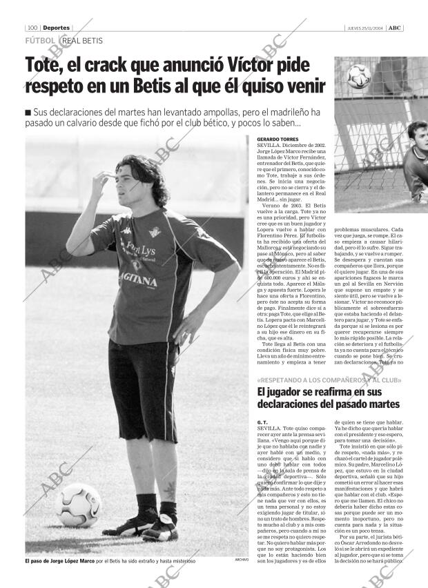 ABC SEVILLA 25-11-2004 página 100