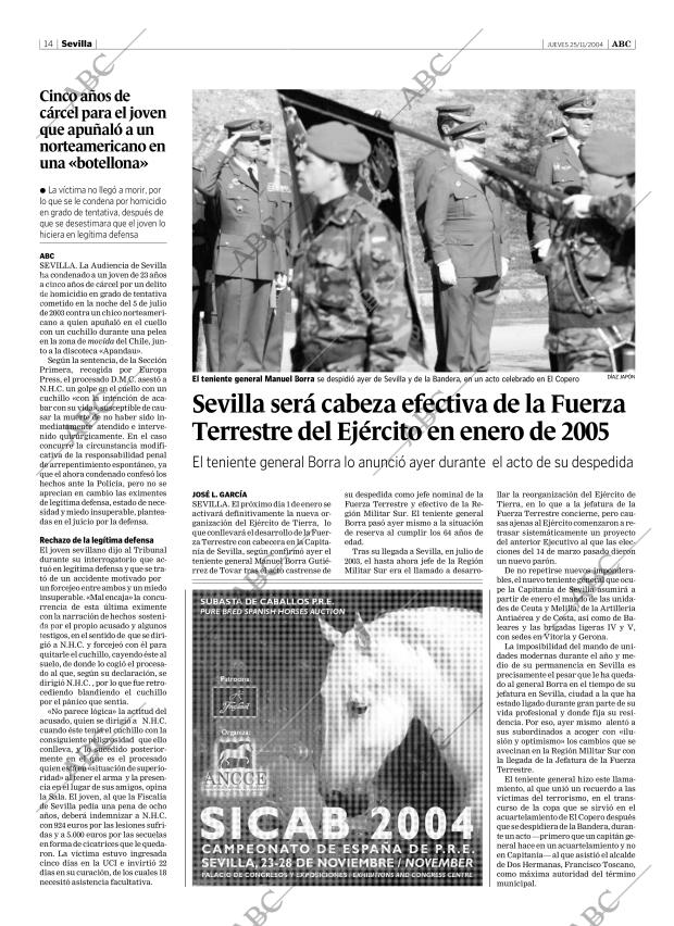 ABC SEVILLA 25-11-2004 página 14