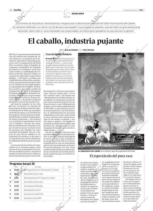 ABC SEVILLA 25-11-2004 página 16
