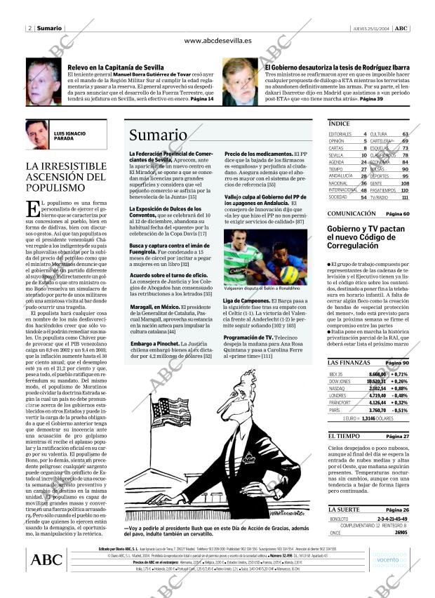 ABC SEVILLA 25-11-2004 página 2