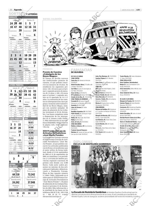 ABC SEVILLA 25-11-2004 página 26