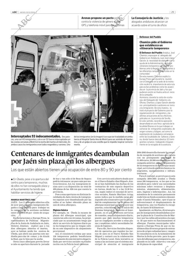 ABC SEVILLA 25-11-2004 página 29