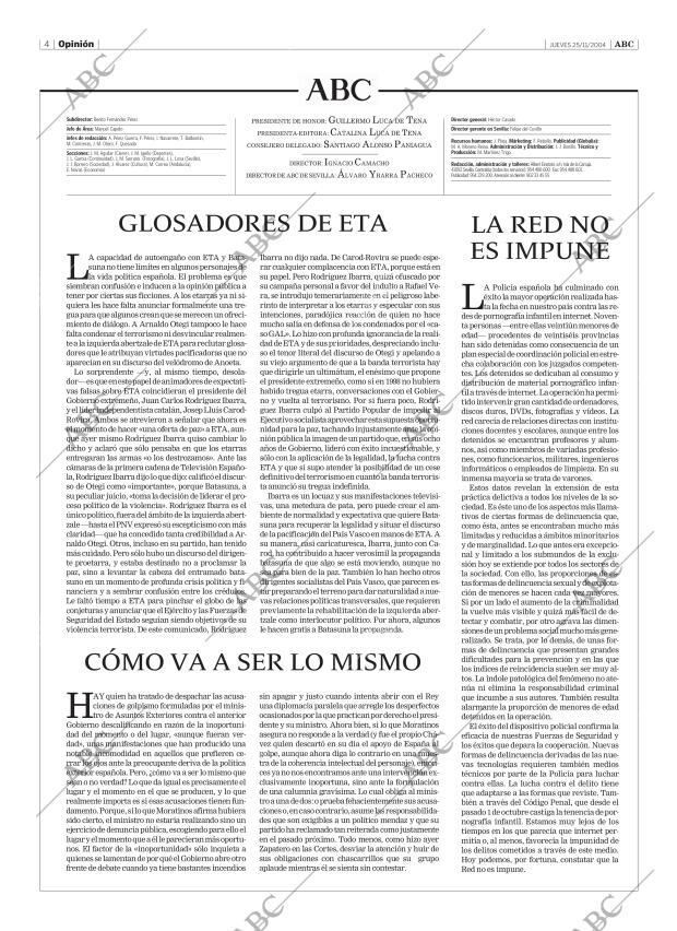 ABC SEVILLA 25-11-2004 página 4
