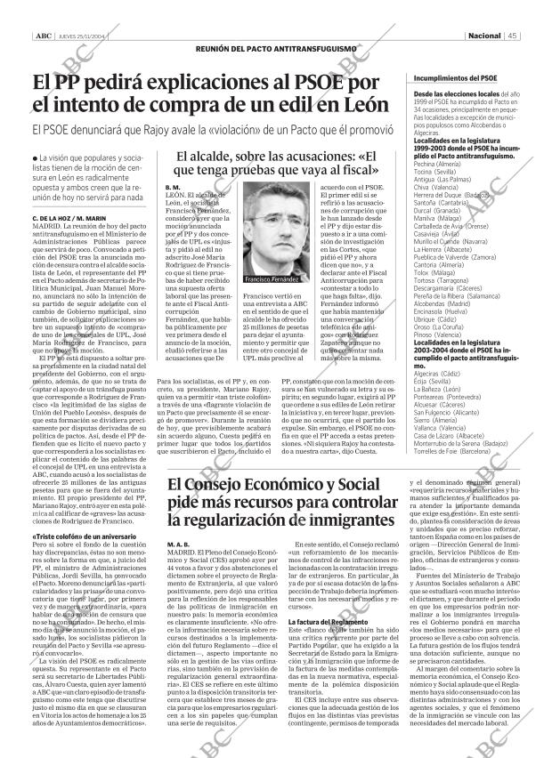ABC SEVILLA 25-11-2004 página 45