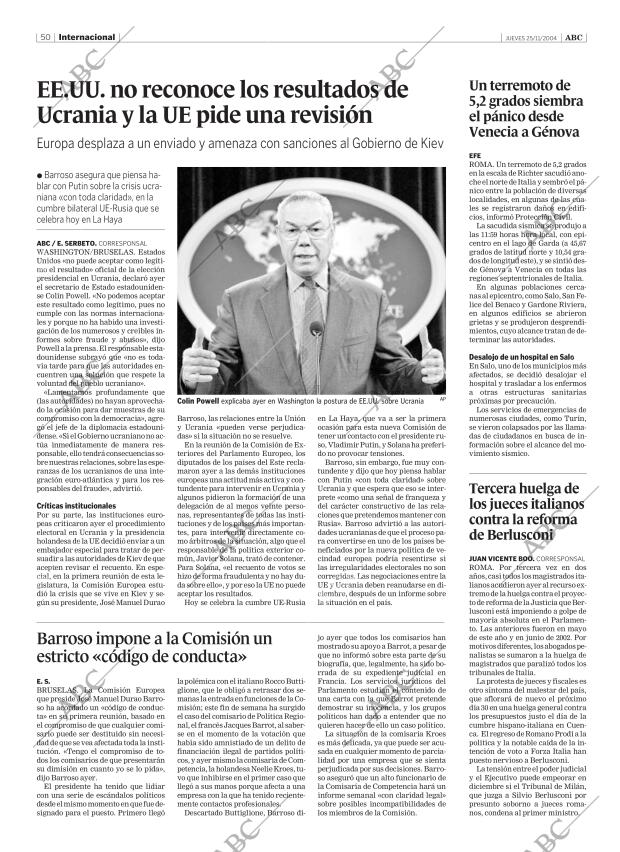 ABC SEVILLA 25-11-2004 página 50