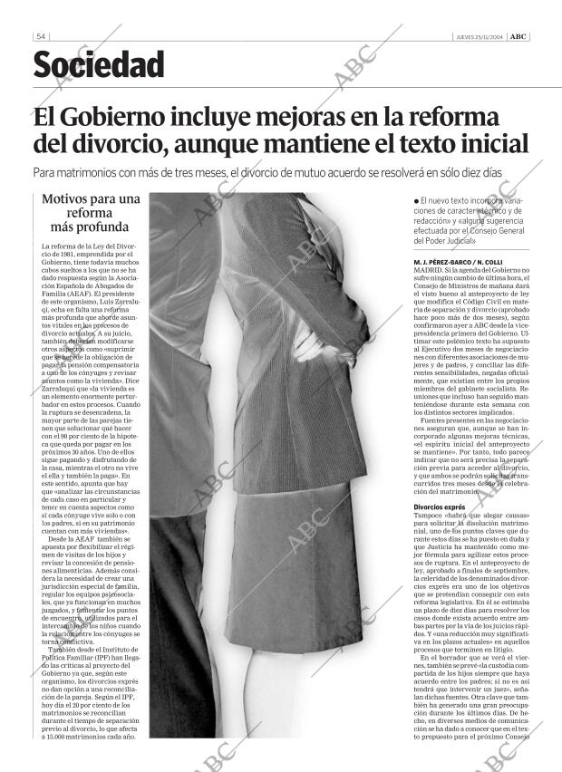 ABC SEVILLA 25-11-2004 página 54