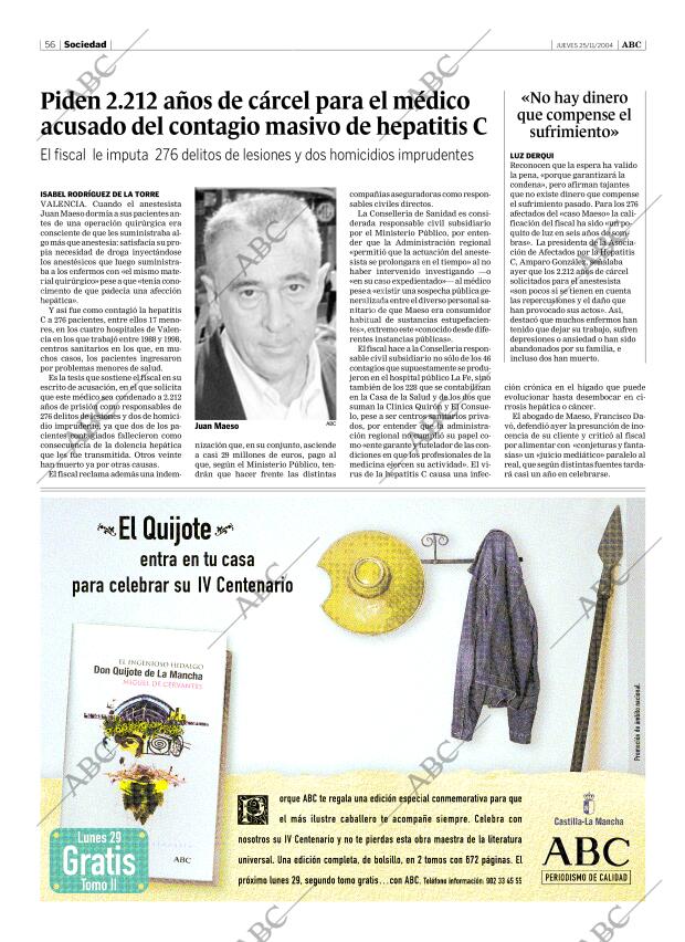 ABC SEVILLA 25-11-2004 página 56