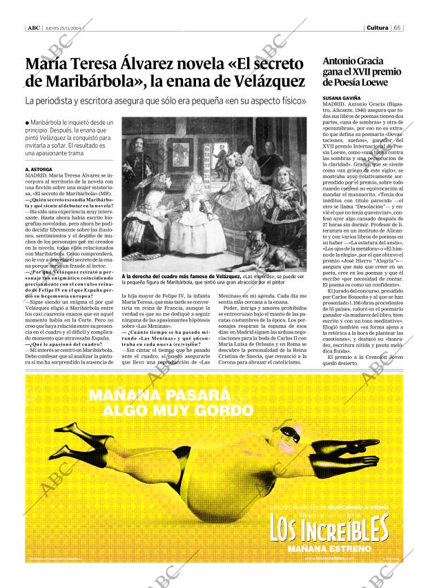 ABC SEVILLA 25-11-2004 página 65