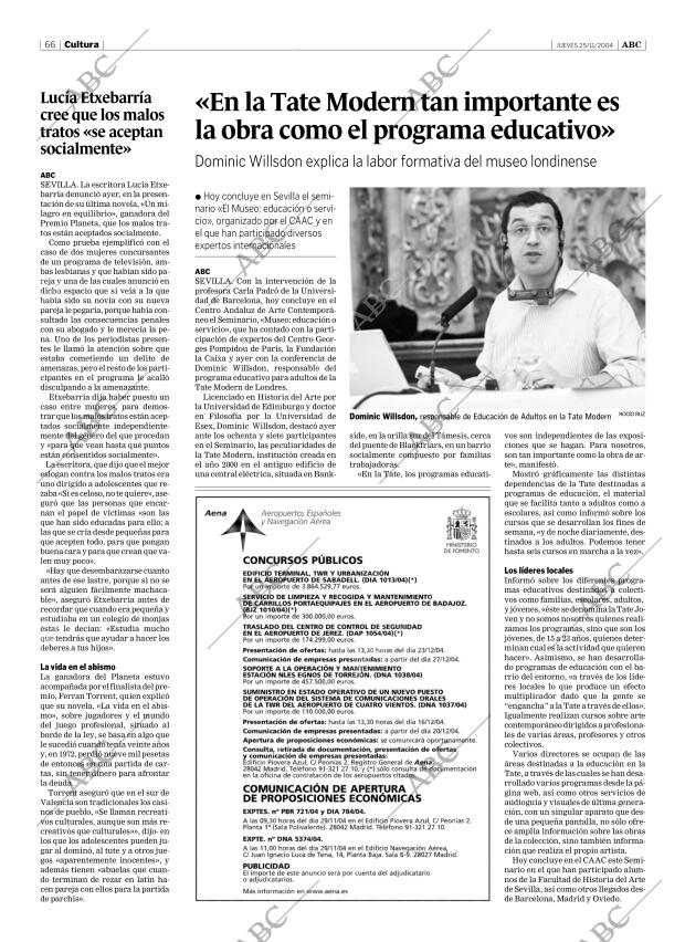 ABC SEVILLA 25-11-2004 página 66
