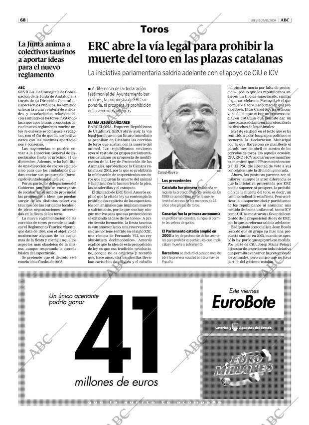 ABC SEVILLA 25-11-2004 página 68