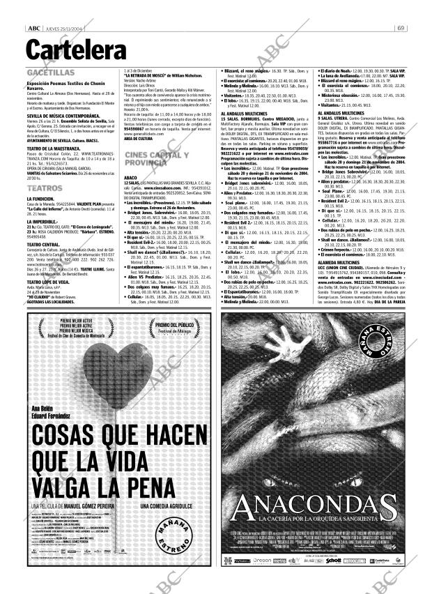 ABC SEVILLA 25-11-2004 página 69