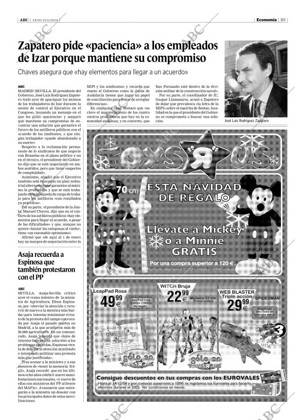ABC SEVILLA 25-11-2004 página 89