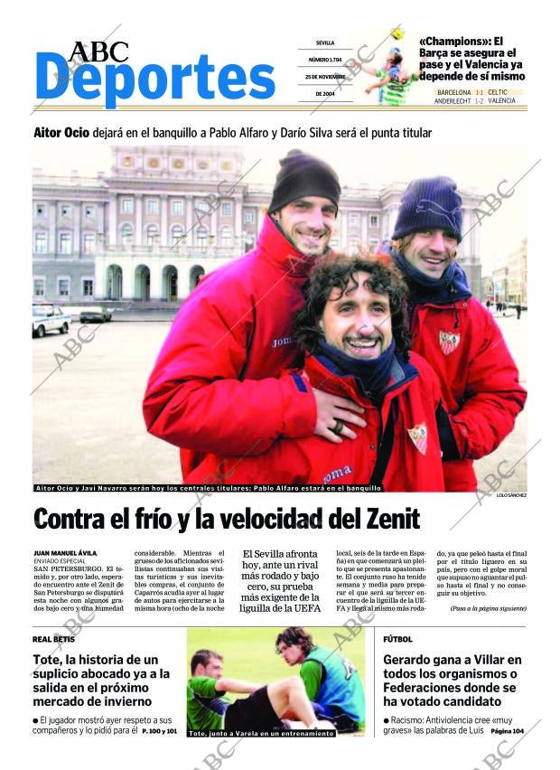 ABC SEVILLA 25-11-2004 página 95