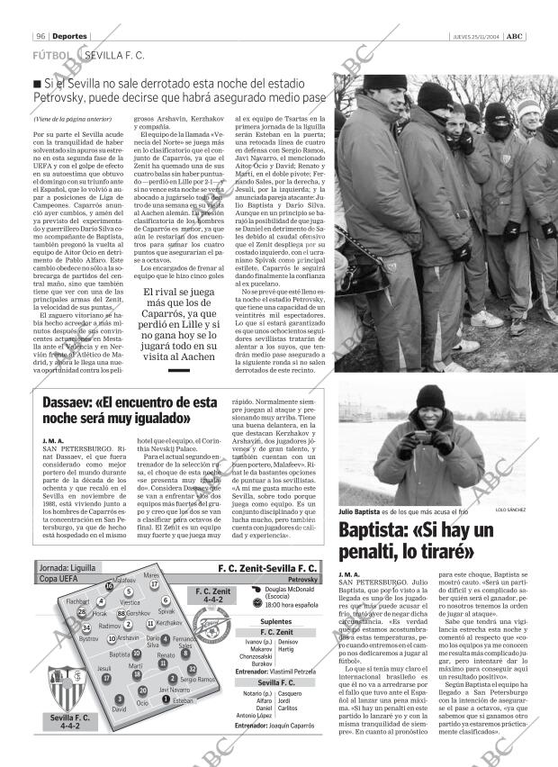 ABC SEVILLA 25-11-2004 página 96