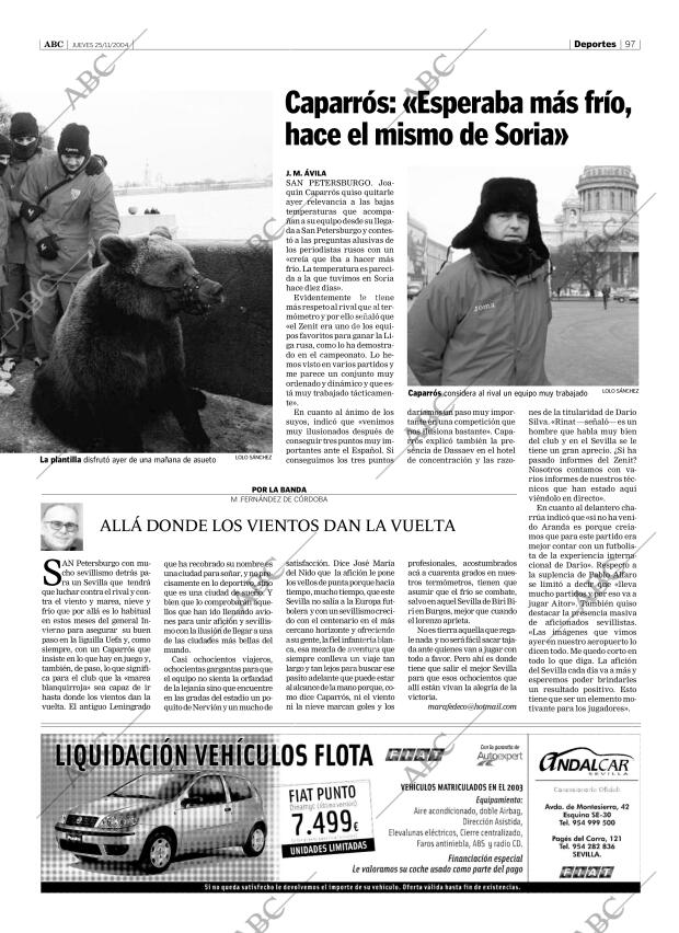 ABC SEVILLA 25-11-2004 página 97