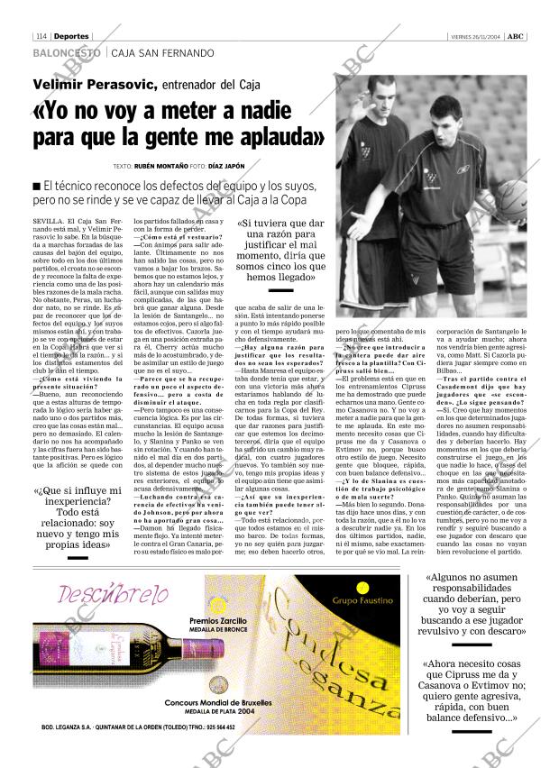 ABC SEVILLA 26-11-2004 página 114