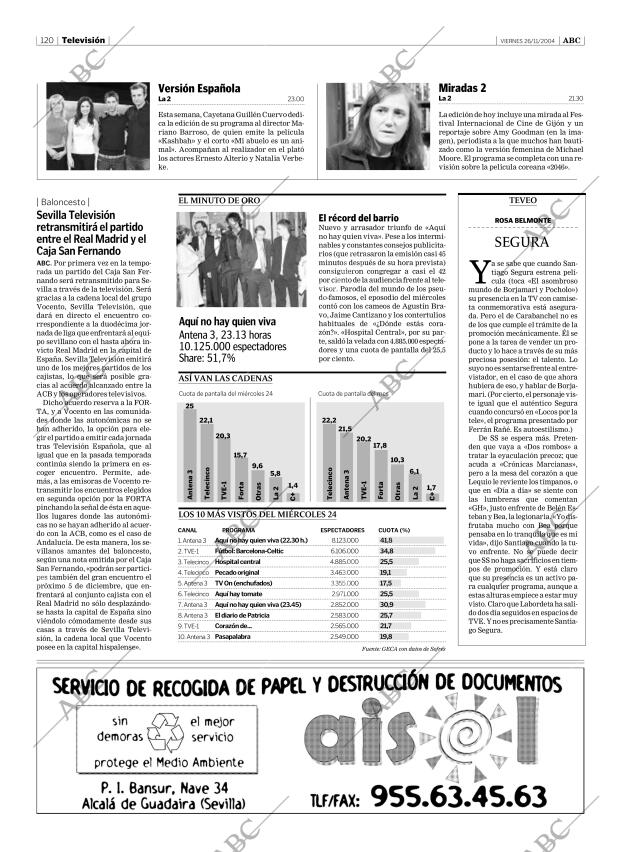 ABC SEVILLA 26-11-2004 página 120
