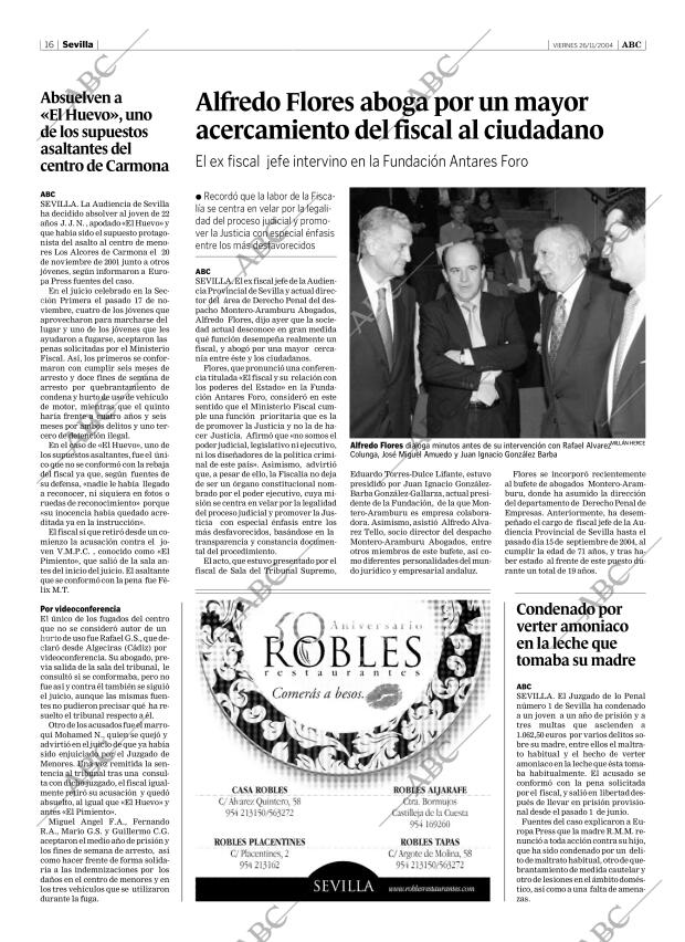 ABC SEVILLA 26-11-2004 página 16