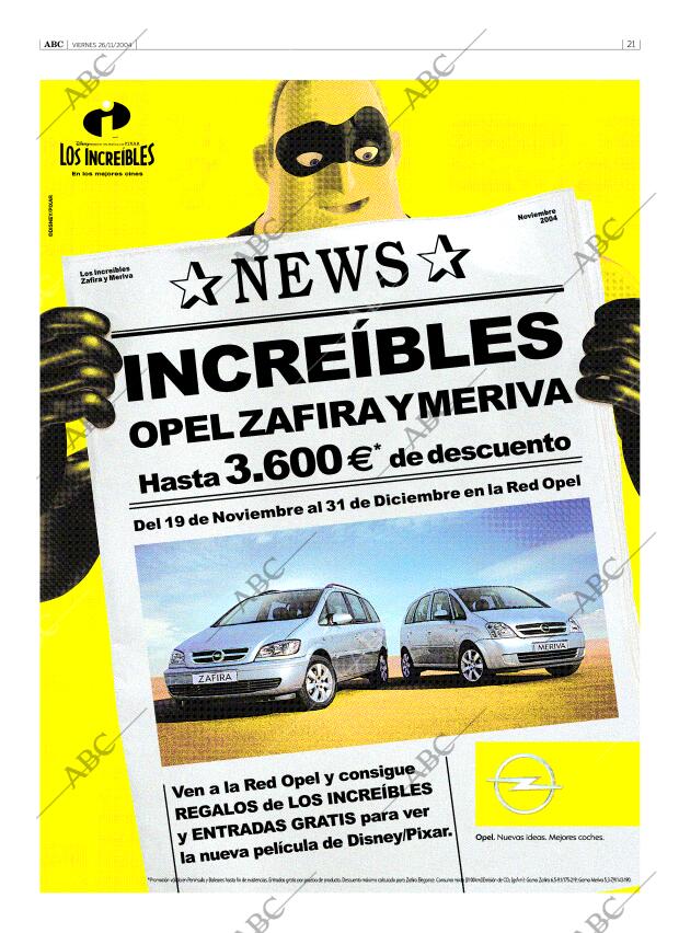 ABC SEVILLA 26-11-2004 página 21