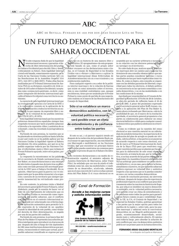 ABC SEVILLA 26-11-2004 página 3