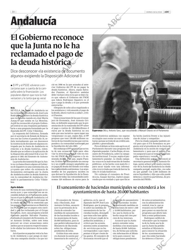 ABC SEVILLA 26-11-2004 página 30