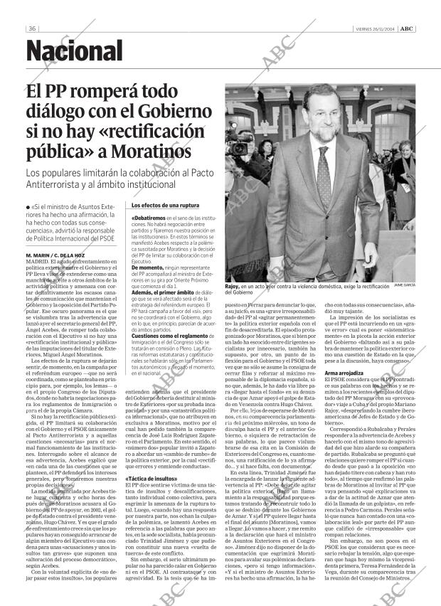 ABC SEVILLA 26-11-2004 página 36