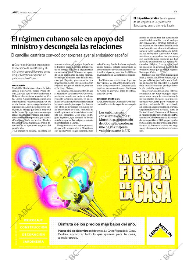 ABC SEVILLA 26-11-2004 página 37