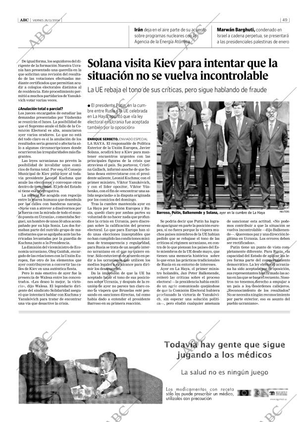 ABC SEVILLA 26-11-2004 página 49