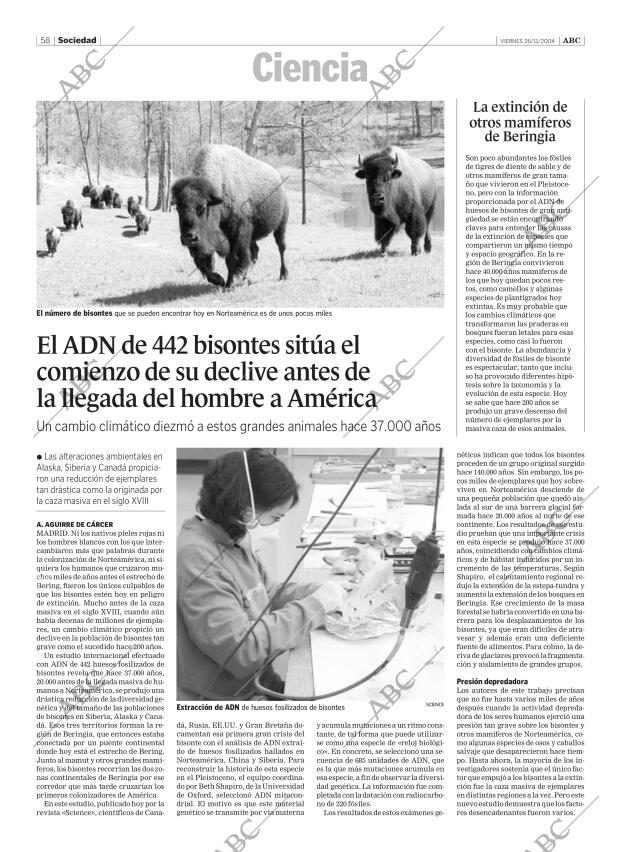 ABC SEVILLA 26-11-2004 página 58