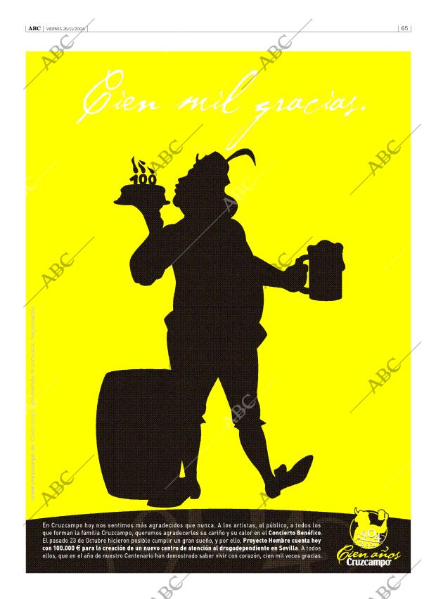 ABC SEVILLA 26-11-2004 página 65