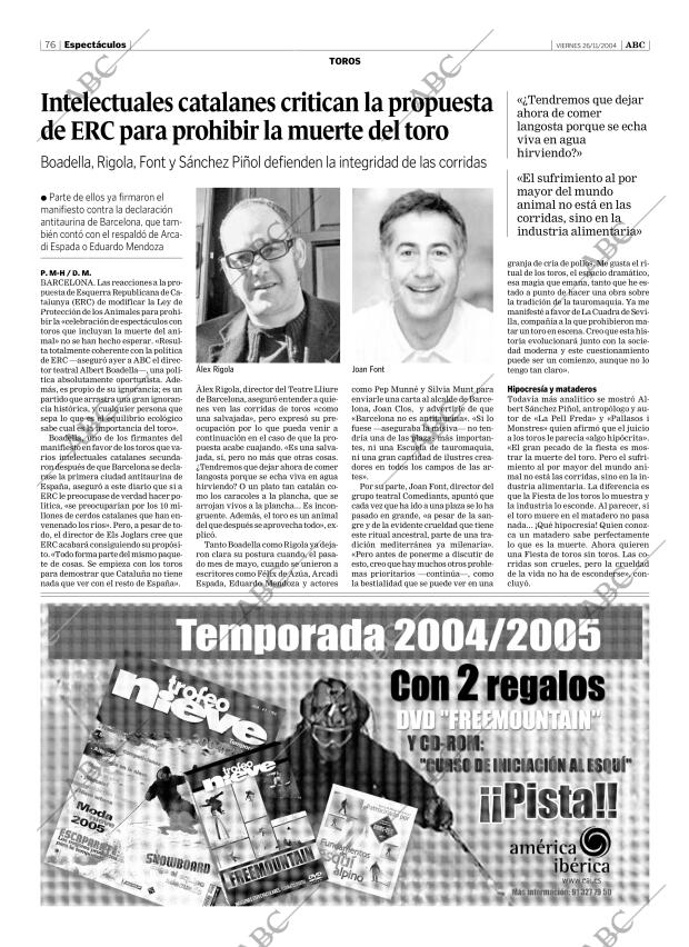 ABC SEVILLA 26-11-2004 página 76