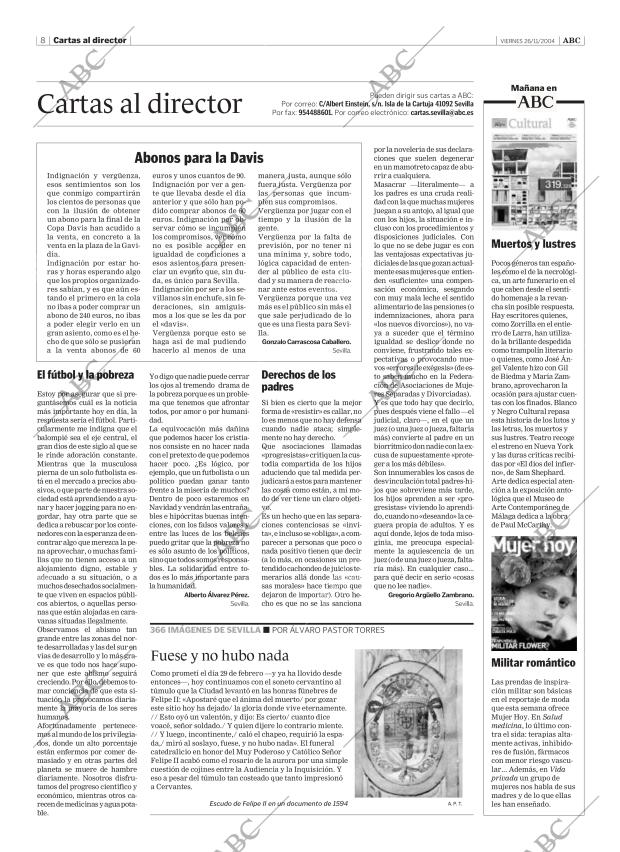 ABC SEVILLA 26-11-2004 página 8