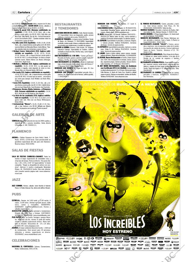 ABC SEVILLA 26-11-2004 página 82