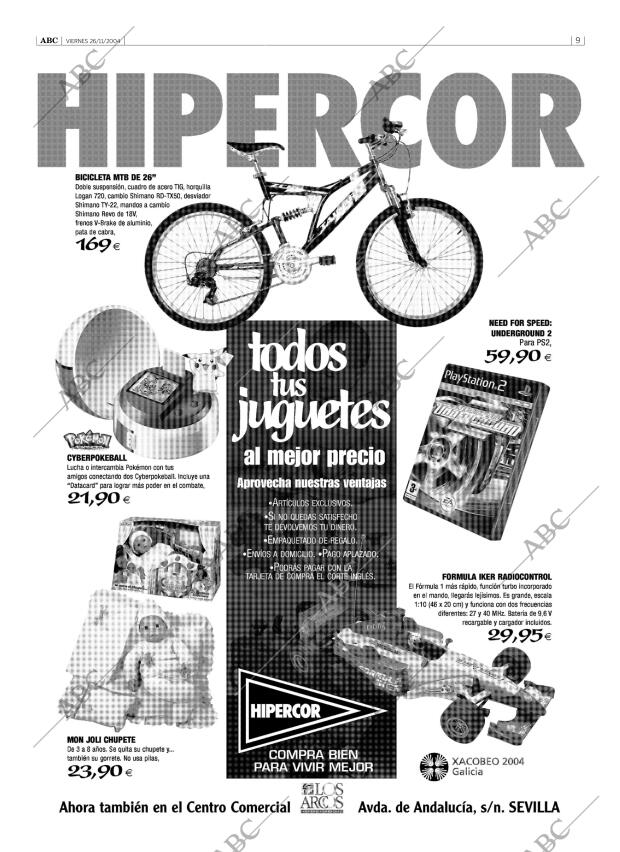 ABC SEVILLA 26-11-2004 página 9