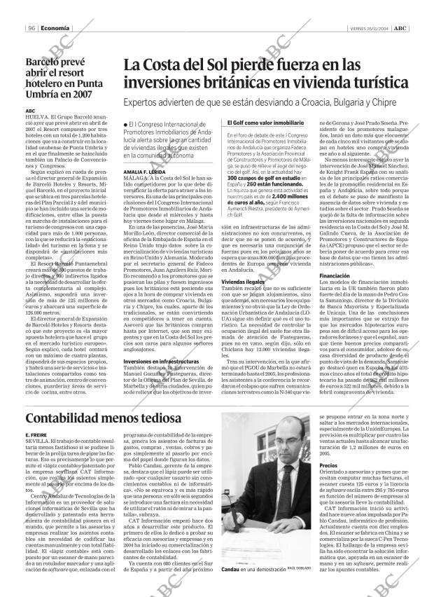 ABC SEVILLA 26-11-2004 página 96