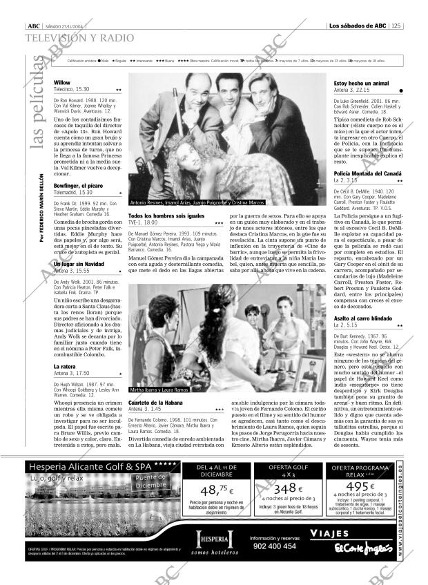 ABC MADRID 27-11-2004 página 125