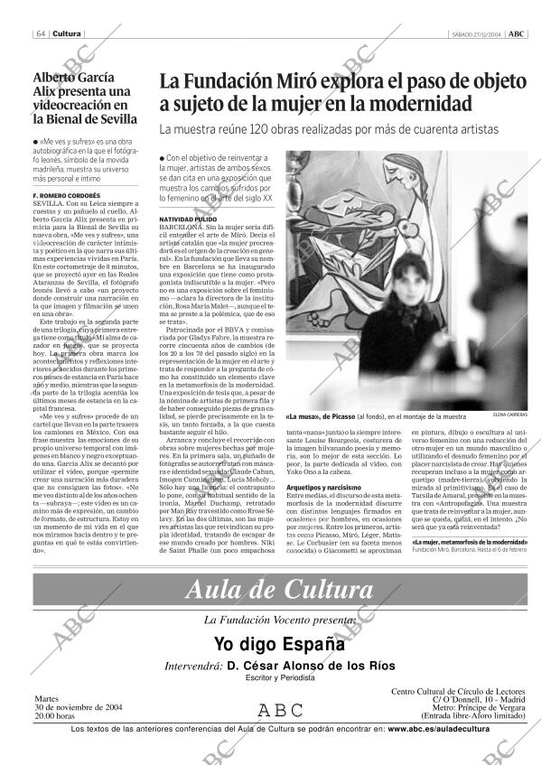 ABC MADRID 27-11-2004 página 64