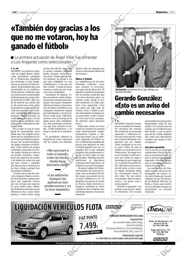 ABC SEVILLA 27-11-2004 página 105