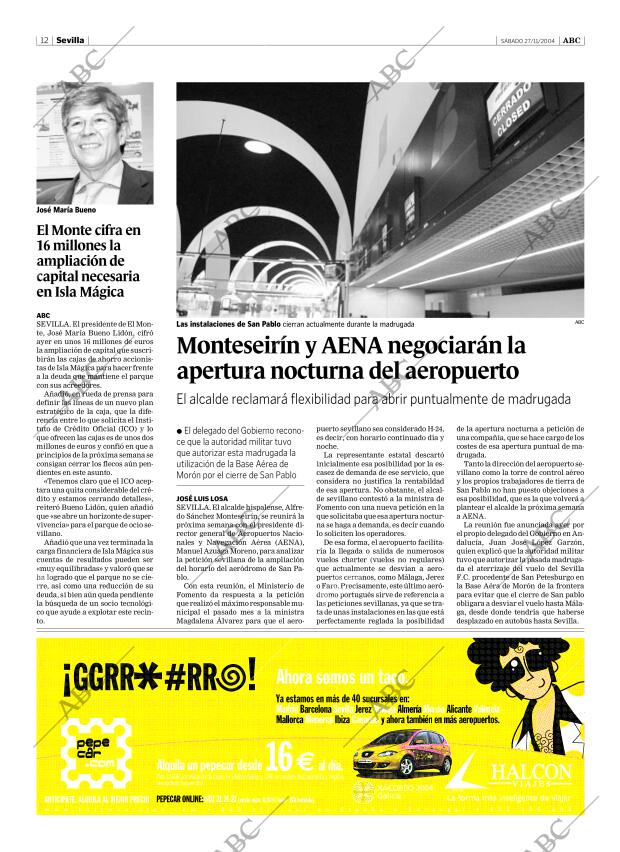 ABC SEVILLA 27-11-2004 página 12