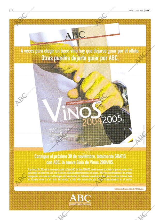 ABC SEVILLA 27-11-2004 página 22