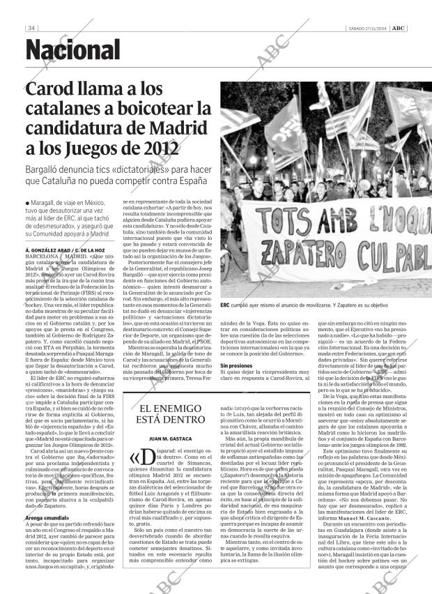 ABC SEVILLA 27-11-2004 página 34