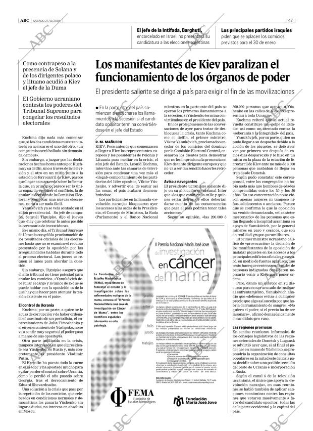 ABC SEVILLA 27-11-2004 página 47