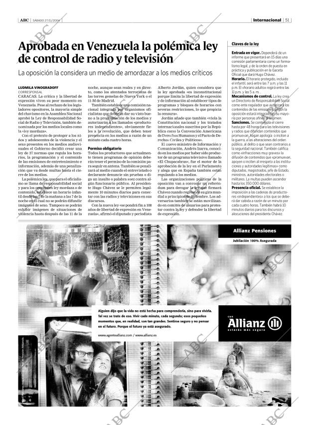 ABC SEVILLA 27-11-2004 página 51