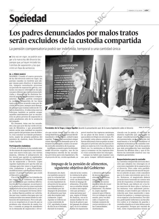 ABC SEVILLA 27-11-2004 página 52