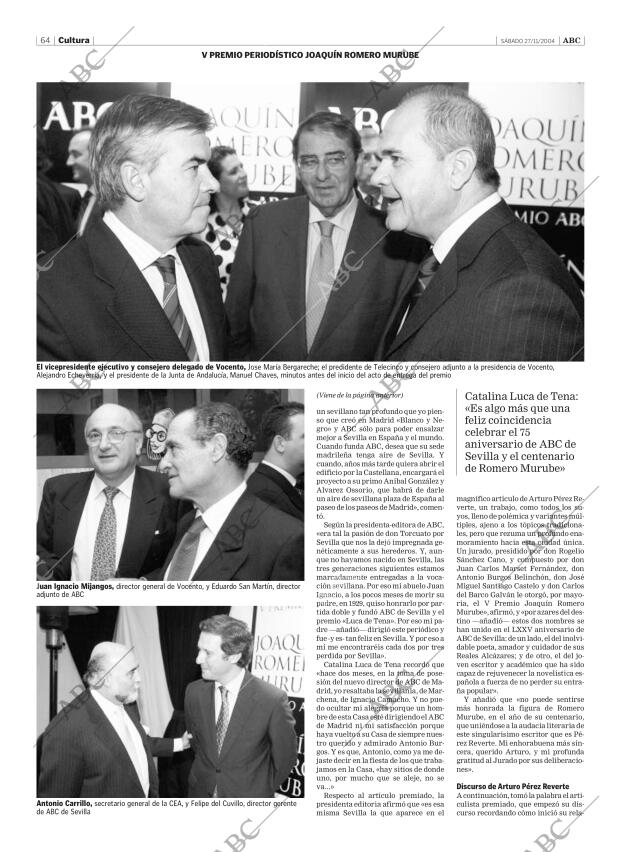 ABC SEVILLA 27-11-2004 página 64
