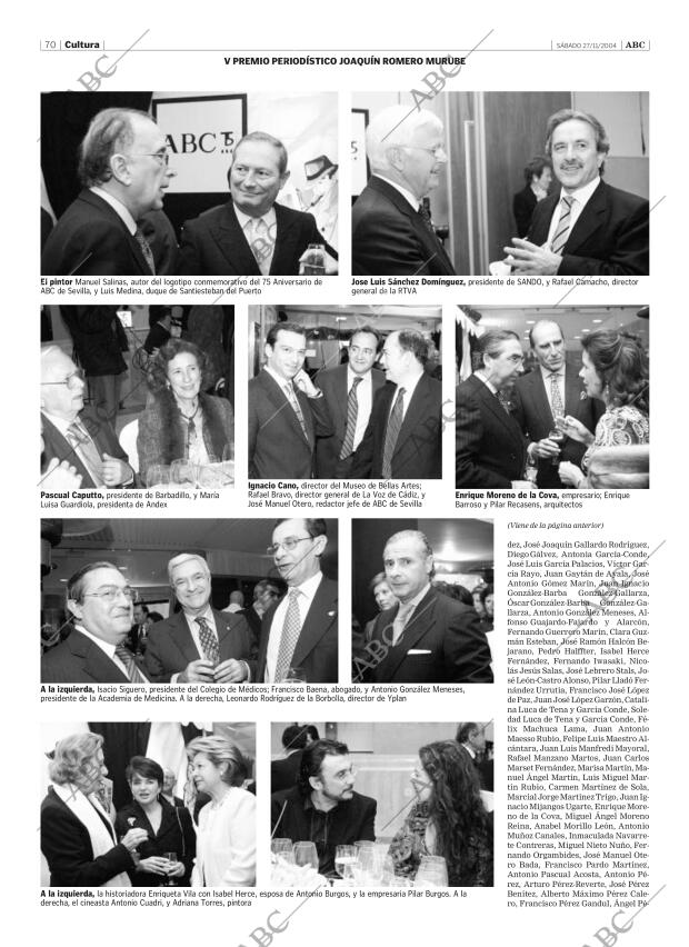 ABC SEVILLA 27-11-2004 página 70