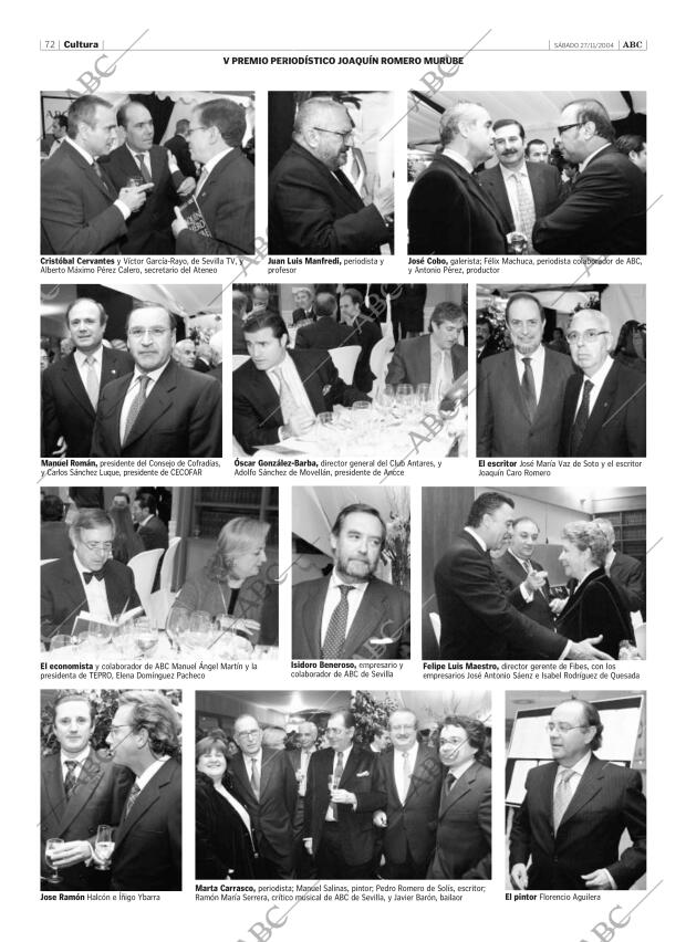 ABC SEVILLA 27-11-2004 página 72
