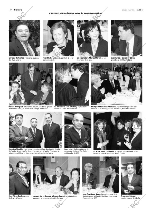 ABC SEVILLA 27-11-2004 página 74