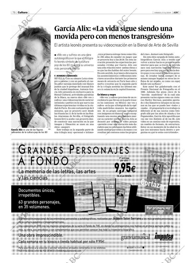 ABC SEVILLA 27-11-2004 página 76